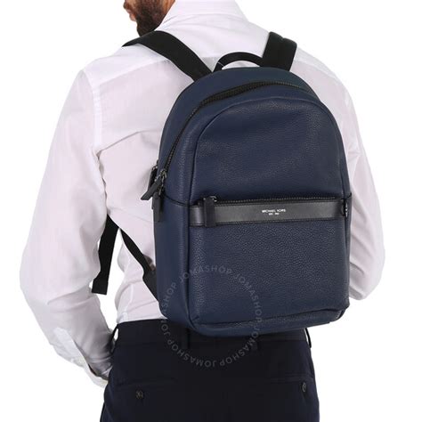 michael kors men's greyson leather backpack|Greyson Pebbled Leather Backpack .